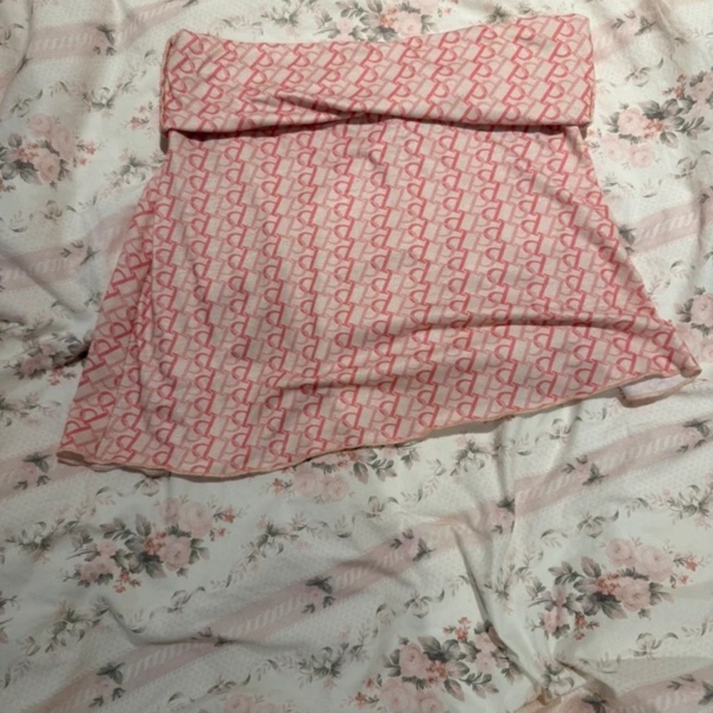 Princess Polly Pink Patterned Skirt